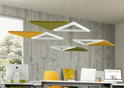 light-sound-QUADRIFOGLIO-suspension-acoustique-luminaire-amenagement-interieur-isolation-sonore-duoconcept